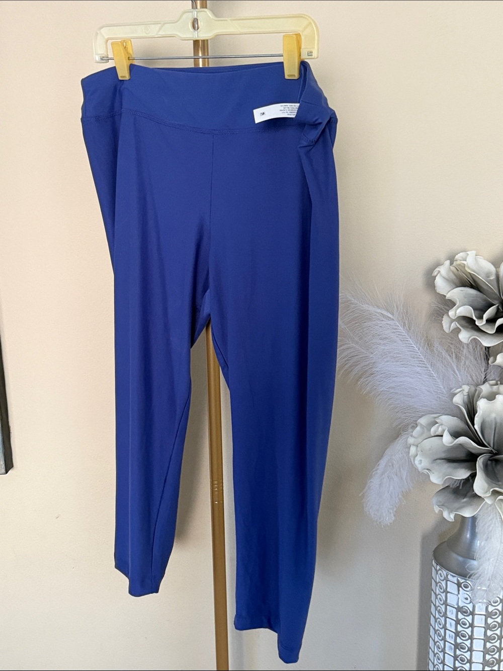 Time and Tru Royal Blue High-Waist Leggings